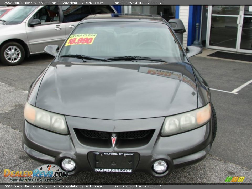 2002 Pontiac Bonneville SLE Granite Gray Metallic / Dark Pewter Photo #2