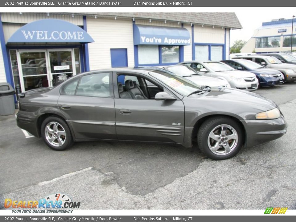 2002 Pontiac Bonneville SLE Granite Gray Metallic / Dark Pewter Photo #4