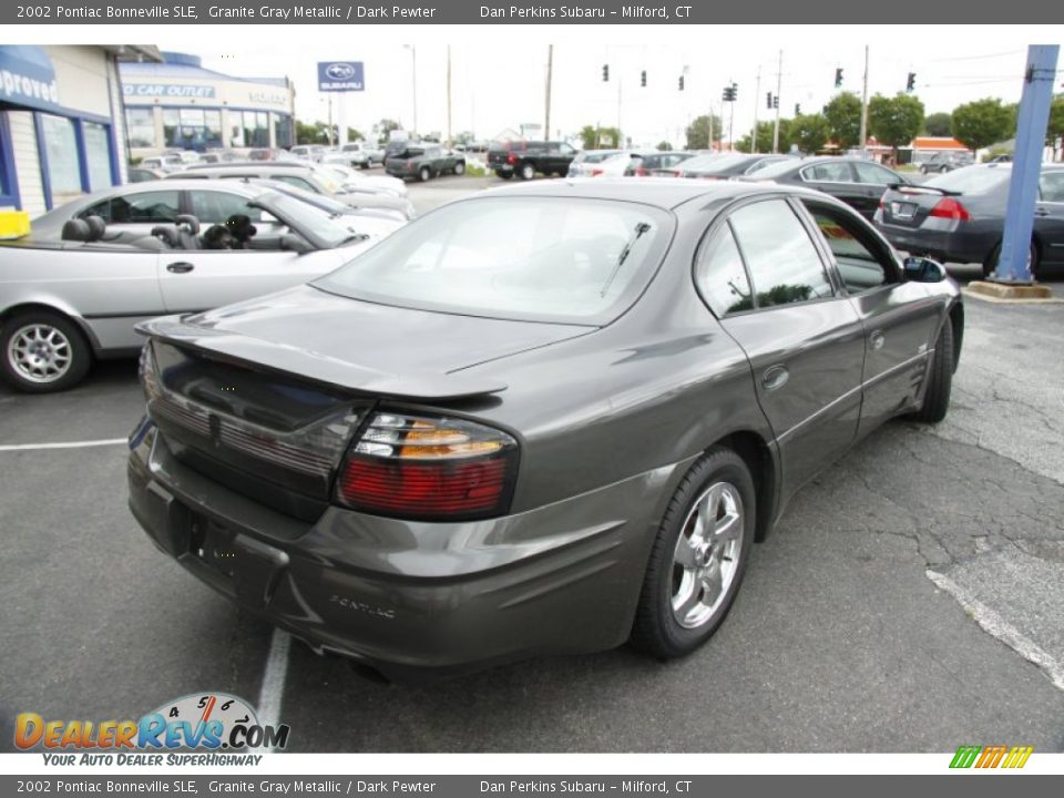 2002 Pontiac Bonneville SLE Granite Gray Metallic / Dark Pewter Photo #7