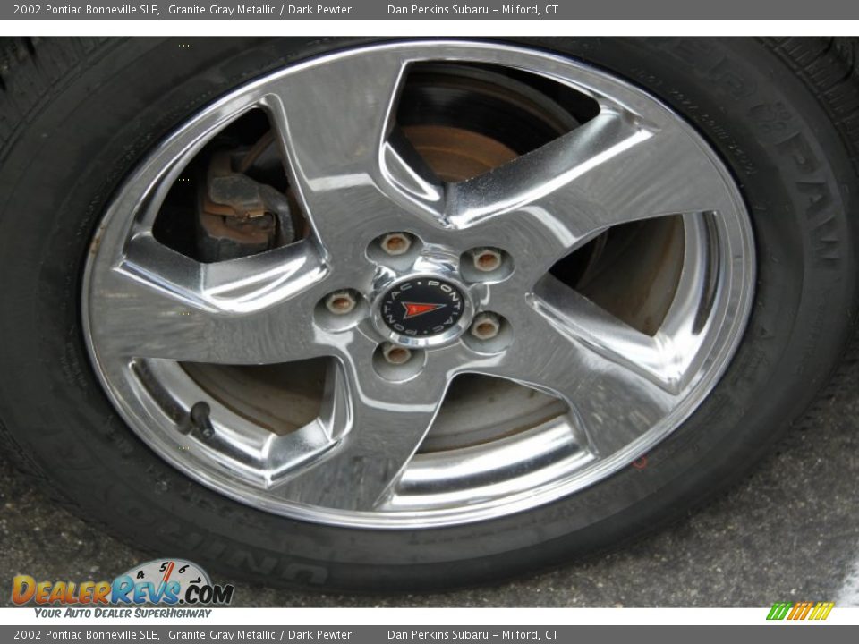 2002 Pontiac Bonneville SLE Granite Gray Metallic / Dark Pewter Photo #16