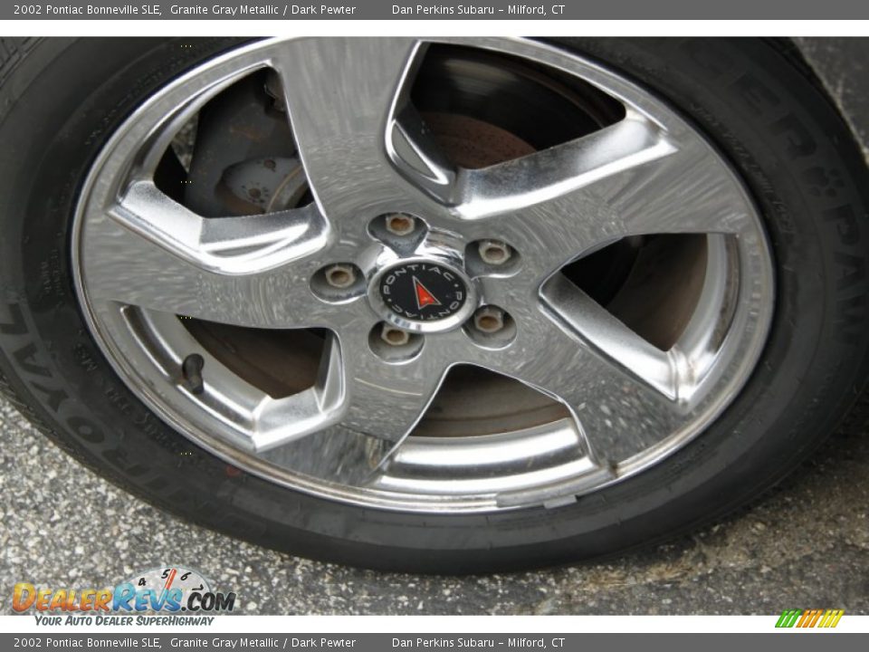 2002 Pontiac Bonneville SLE Granite Gray Metallic / Dark Pewter Photo #17