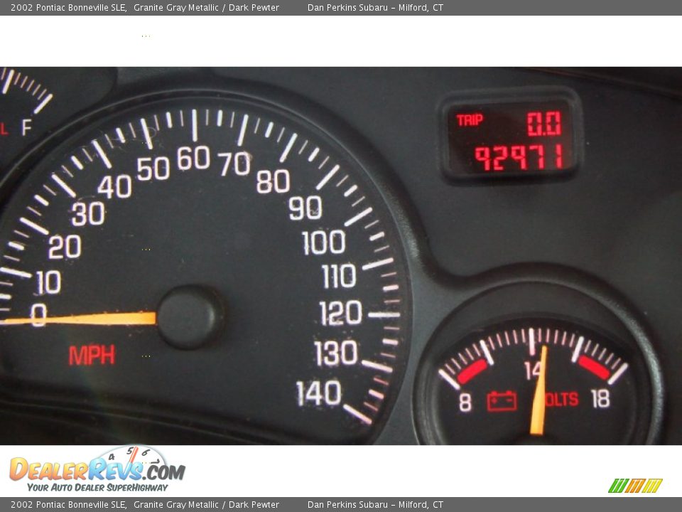 2002 Pontiac Bonneville SLE Granite Gray Metallic / Dark Pewter Photo #24