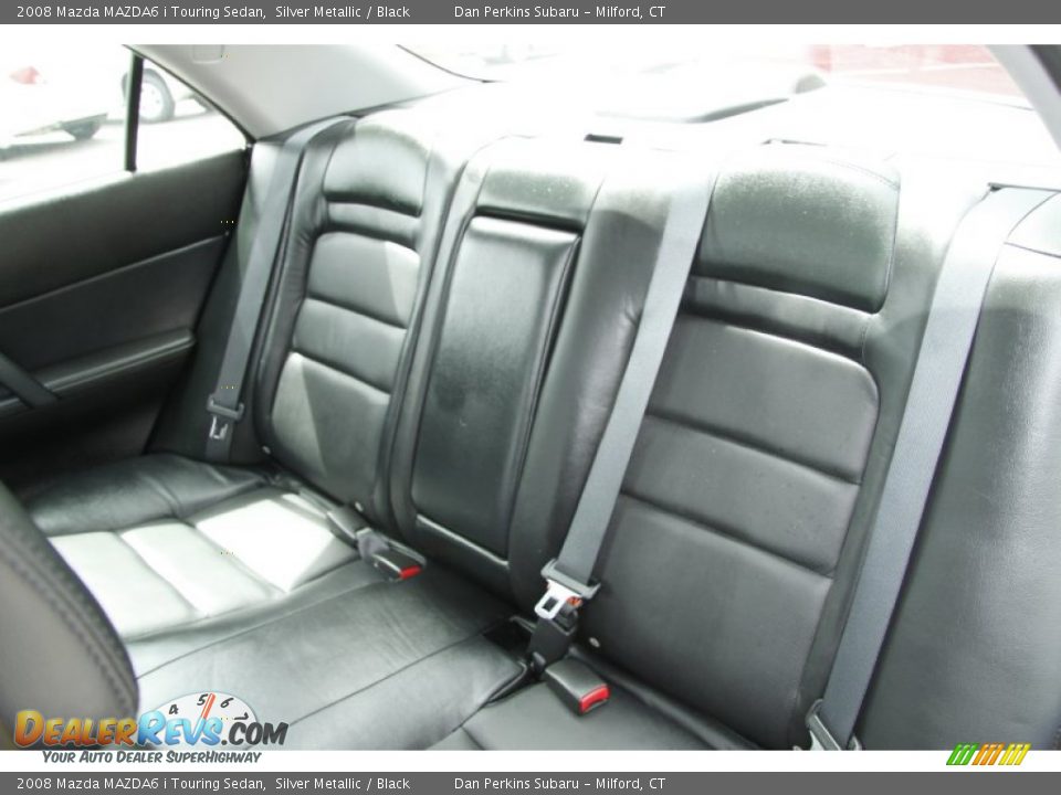 2008 Mazda MAZDA6 i Touring Sedan Silver Metallic / Black Photo #12