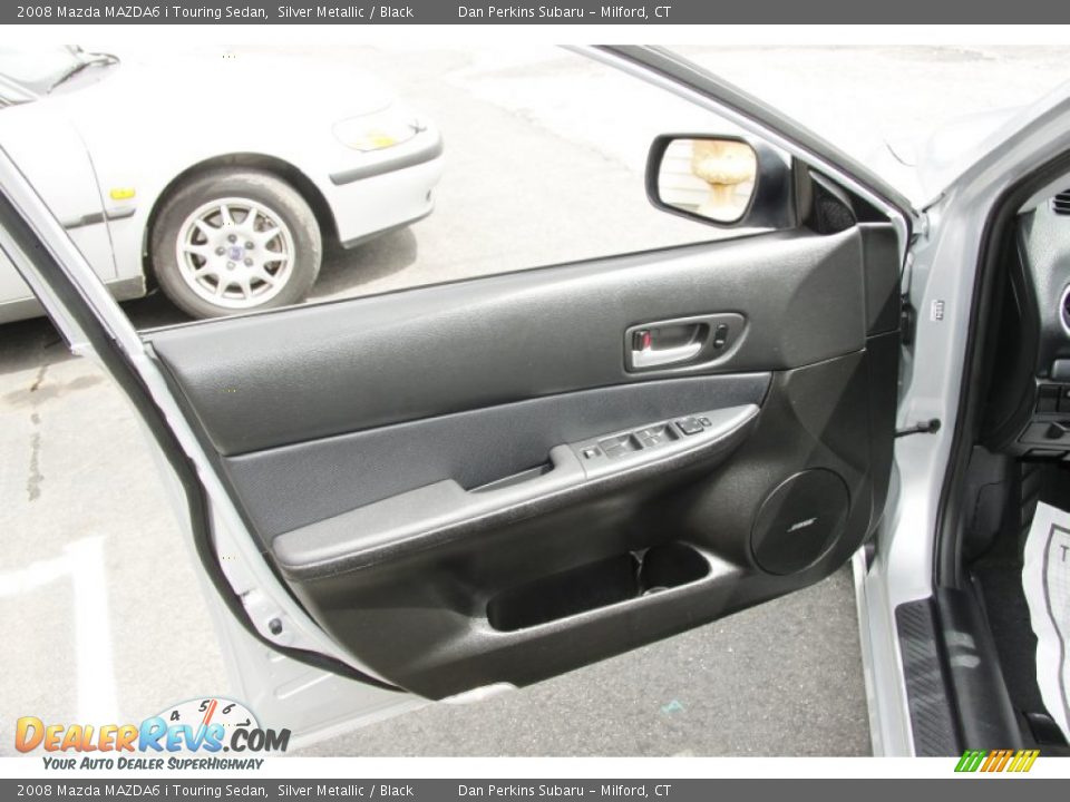 2008 Mazda MAZDA6 i Touring Sedan Silver Metallic / Black Photo #13
