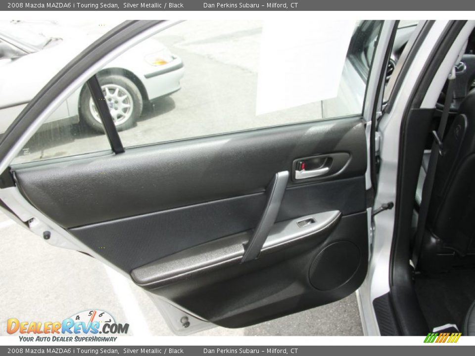 2008 Mazda MAZDA6 i Touring Sedan Silver Metallic / Black Photo #14