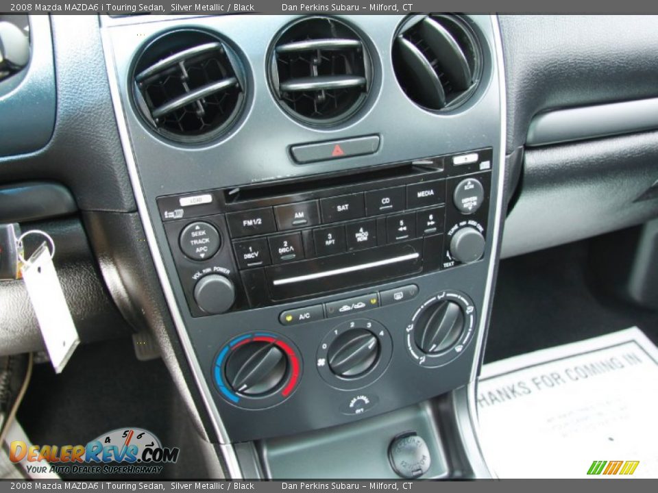 2008 Mazda MAZDA6 i Touring Sedan Silver Metallic / Black Photo #21