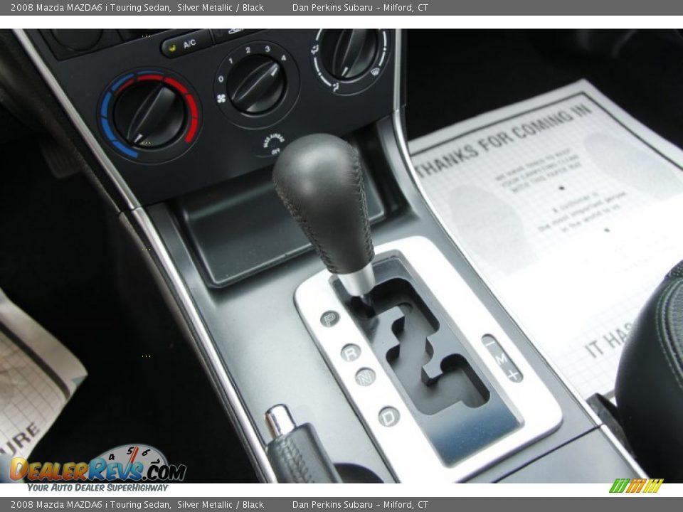2008 Mazda MAZDA6 i Touring Sedan Silver Metallic / Black Photo #22