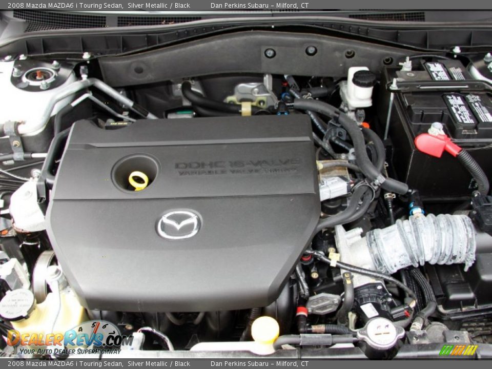 2008 Mazda MAZDA6 i Touring Sedan Silver Metallic / Black Photo #24