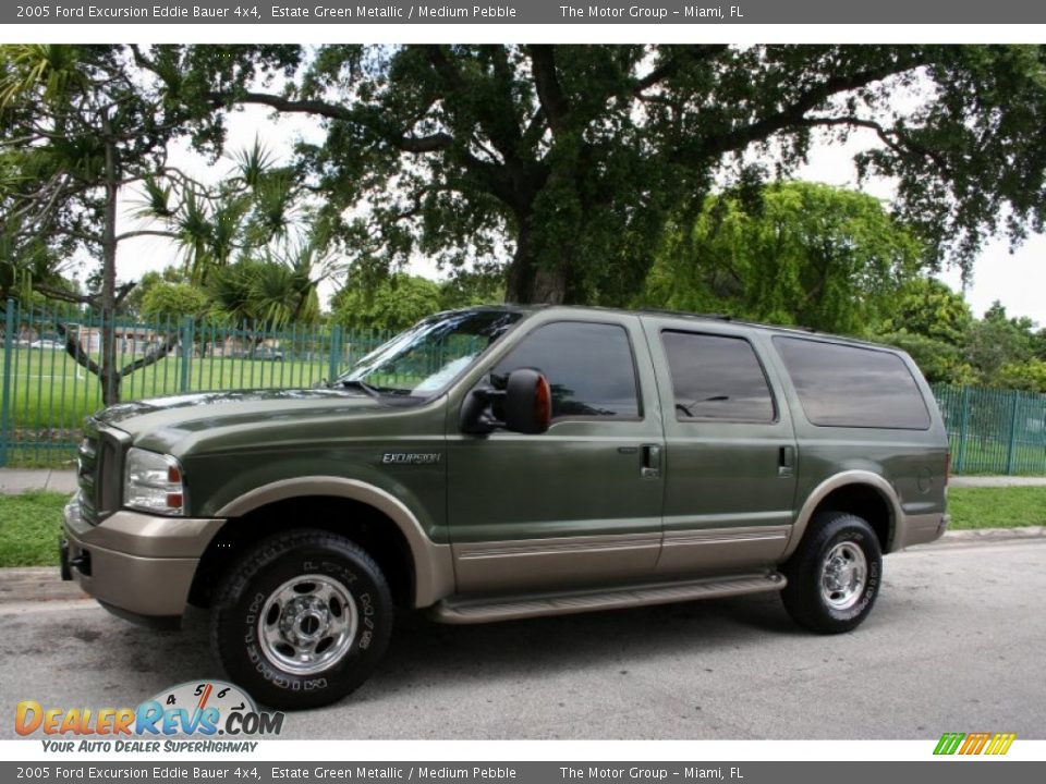 Estate Green Metallic 2005 Ford Excursion Eddie Bauer 4x4 Photo #2
