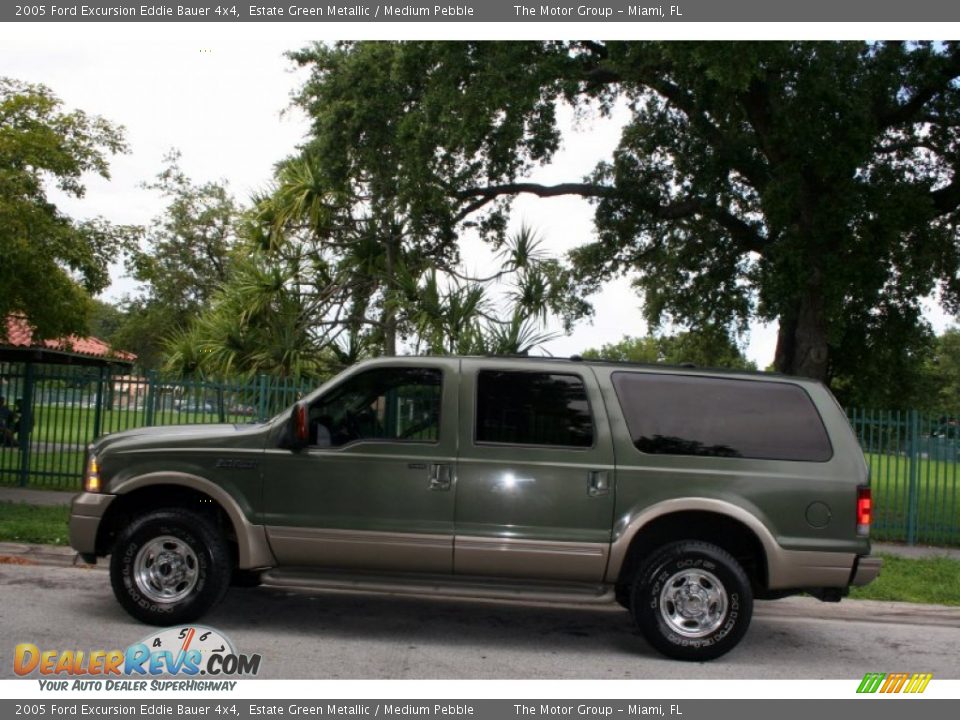 Estate Green Metallic 2005 Ford Excursion Eddie Bauer 4x4 Photo #3