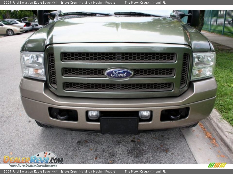 2005 Ford Excursion Eddie Bauer 4x4 Estate Green Metallic / Medium Pebble Photo #17