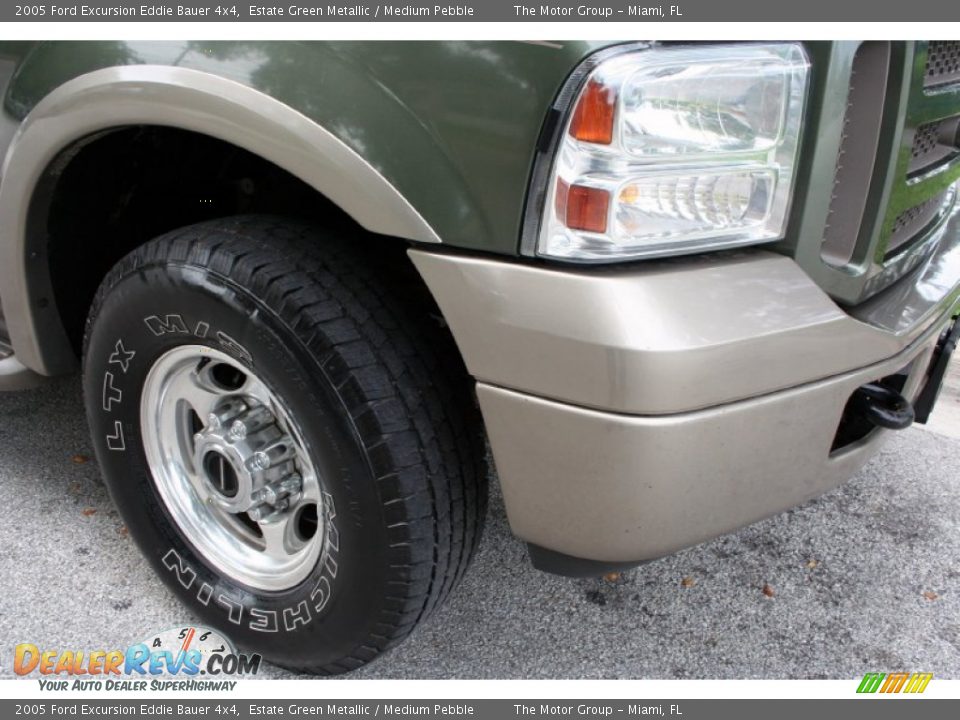 2005 Ford Excursion Eddie Bauer 4x4 Estate Green Metallic / Medium Pebble Photo #19