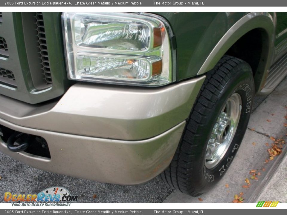 2005 Ford Excursion Eddie Bauer 4x4 Estate Green Metallic / Medium Pebble Photo #20
