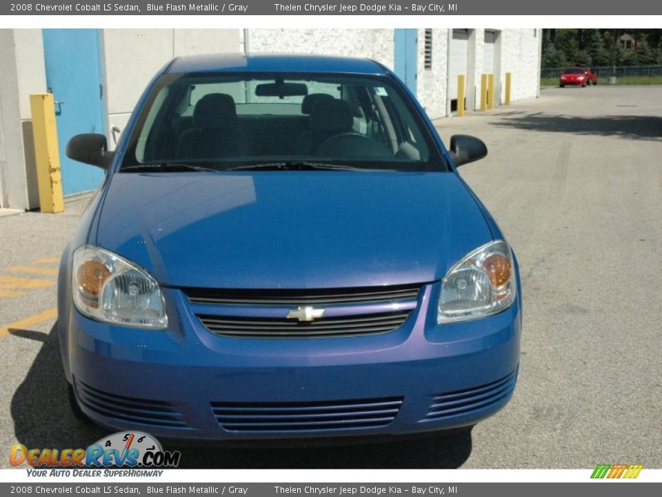 2008 Chevrolet Cobalt LS Sedan Blue Flash Metallic / Gray Photo #2