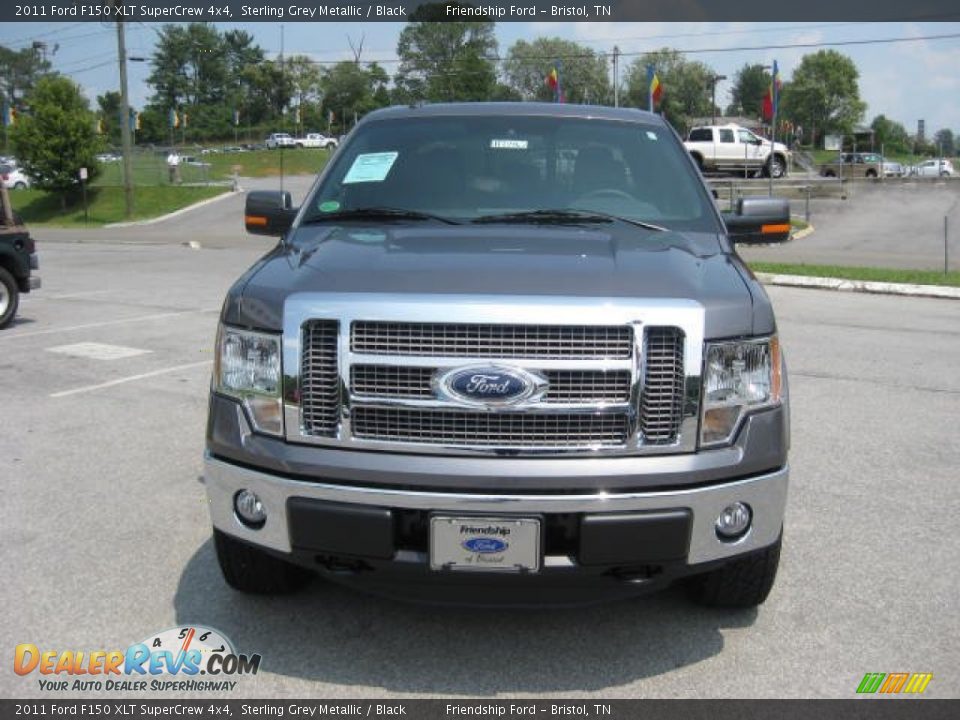 2011 Ford F150 XLT SuperCrew 4x4 Sterling Grey Metallic / Black Photo #3