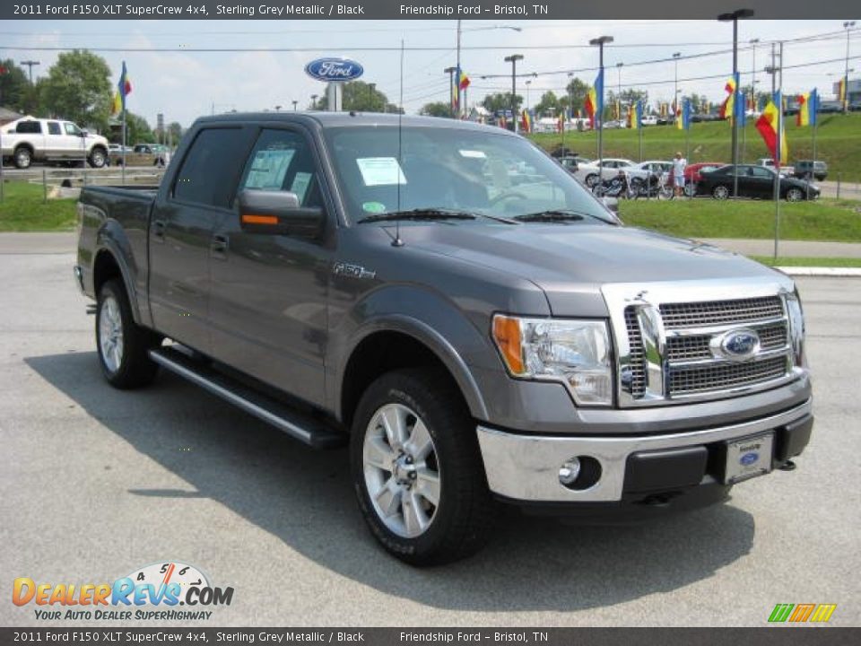 2011 Ford F150 XLT SuperCrew 4x4 Sterling Grey Metallic / Black Photo #4