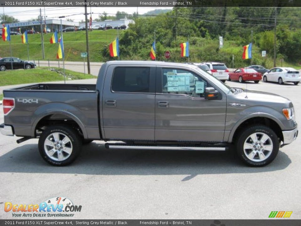 2011 Ford F150 XLT SuperCrew 4x4 Sterling Grey Metallic / Black Photo #5