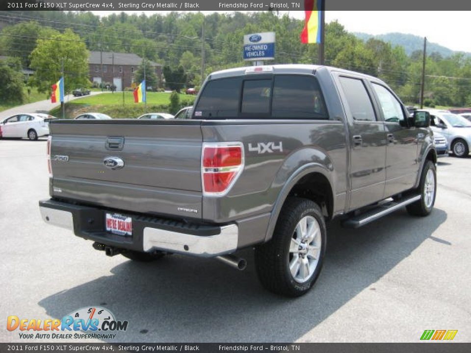 2011 Ford F150 XLT SuperCrew 4x4 Sterling Grey Metallic / Black Photo #6