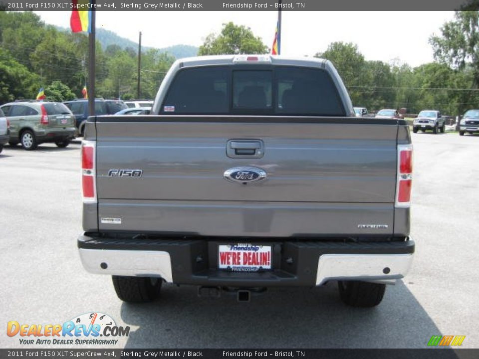 2011 Ford F150 XLT SuperCrew 4x4 Sterling Grey Metallic / Black Photo #7