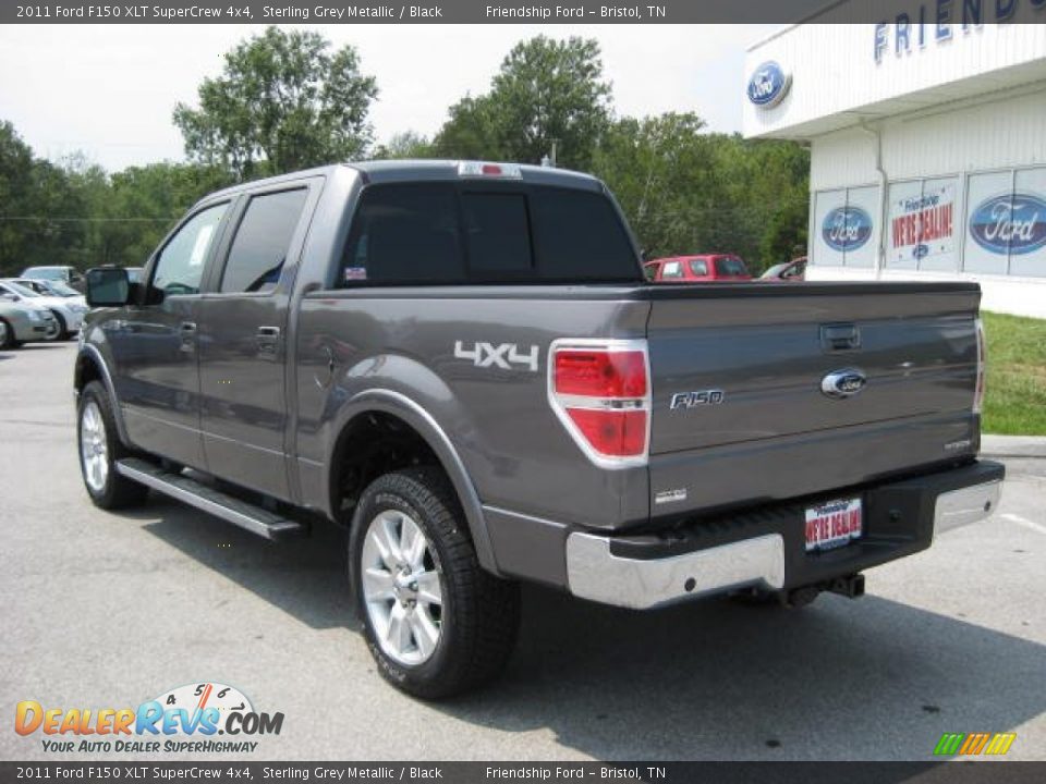 2011 Ford F150 XLT SuperCrew 4x4 Sterling Grey Metallic / Black Photo #8