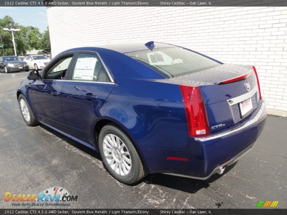 Opulent Blue Metallic 2012 Cadillac CTS 4 3.0 AWD Sedan Photo #5