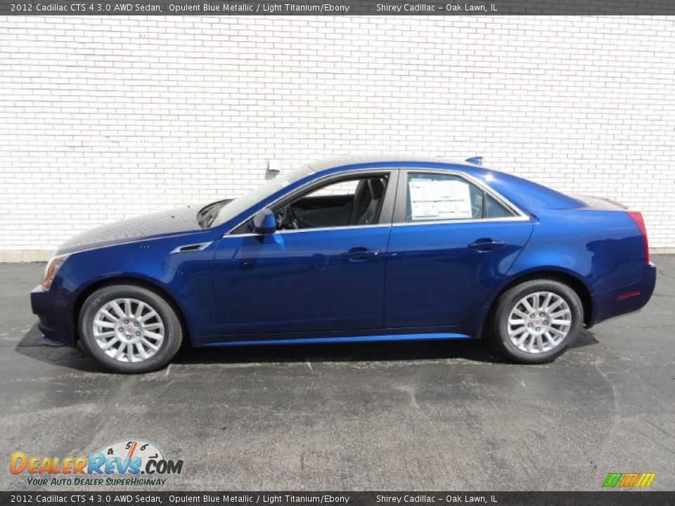 Opulent Blue Metallic 2012 Cadillac CTS 4 3.0 AWD Sedan Photo #6