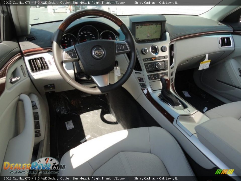 2012 Cadillac CTS 4 3.0 AWD Sedan Opulent Blue Metallic / Light Titanium/Ebony Photo #10