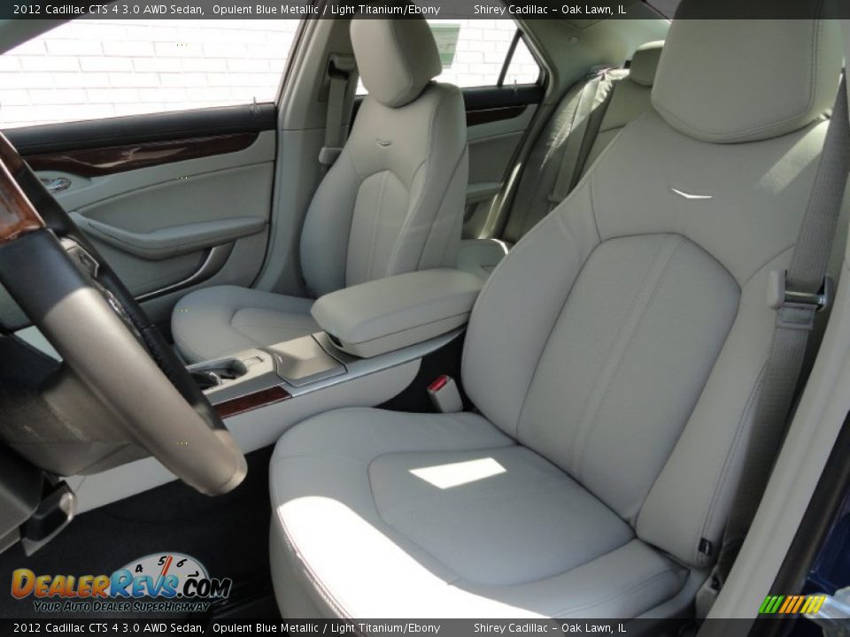 Light Titanium/Ebony Interior - 2012 Cadillac CTS 4 3.0 AWD Sedan Photo #11