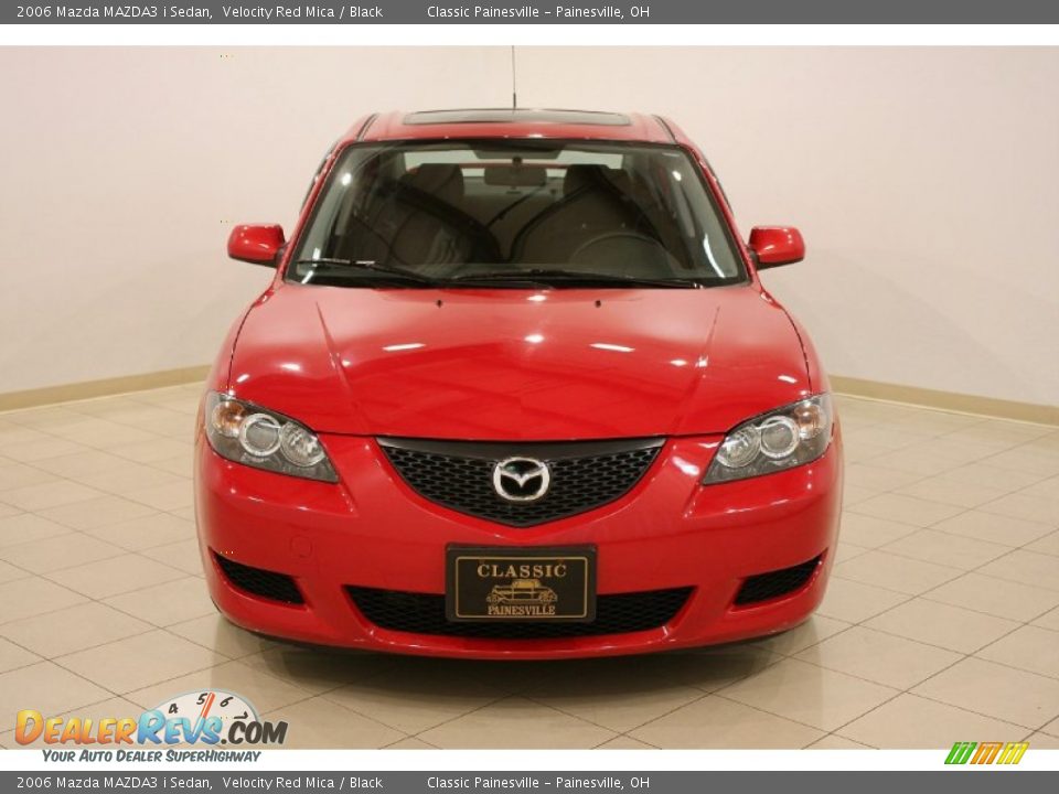 2006 Mazda MAZDA3 i Sedan Velocity Red Mica / Black Photo #2