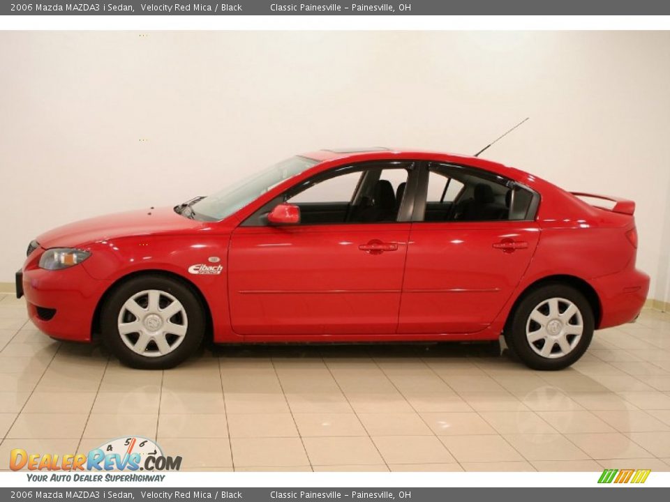2006 Mazda MAZDA3 i Sedan Velocity Red Mica / Black Photo #4