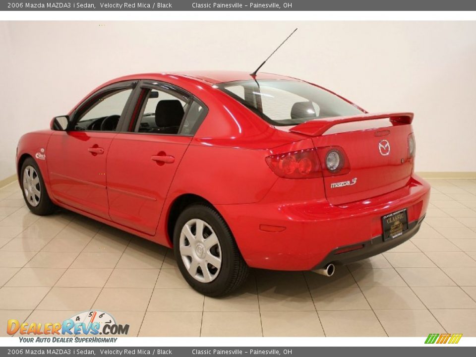 2006 Mazda MAZDA3 i Sedan Velocity Red Mica / Black Photo #5