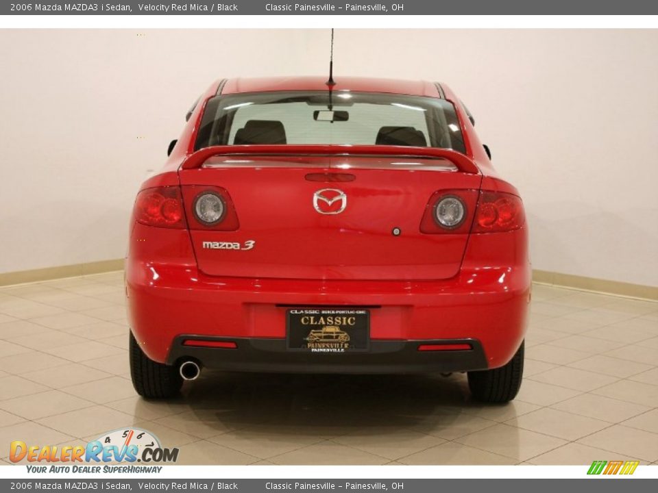 2006 Mazda MAZDA3 i Sedan Velocity Red Mica / Black Photo #6