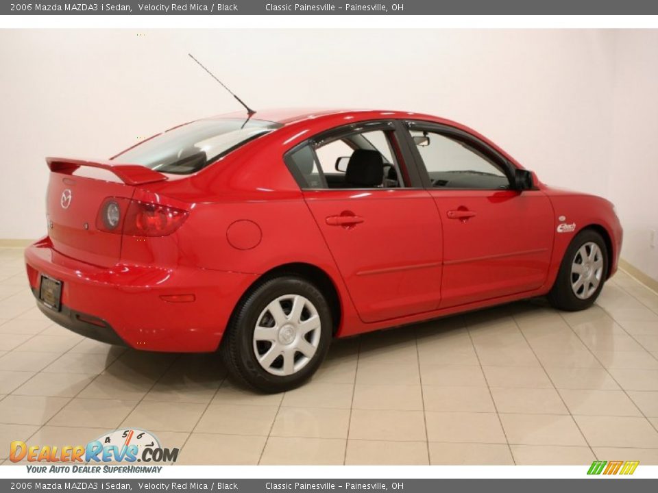 2006 Mazda MAZDA3 i Sedan Velocity Red Mica / Black Photo #7
