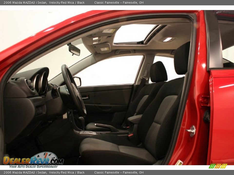 2006 Mazda MAZDA3 i Sedan Velocity Red Mica / Black Photo #8