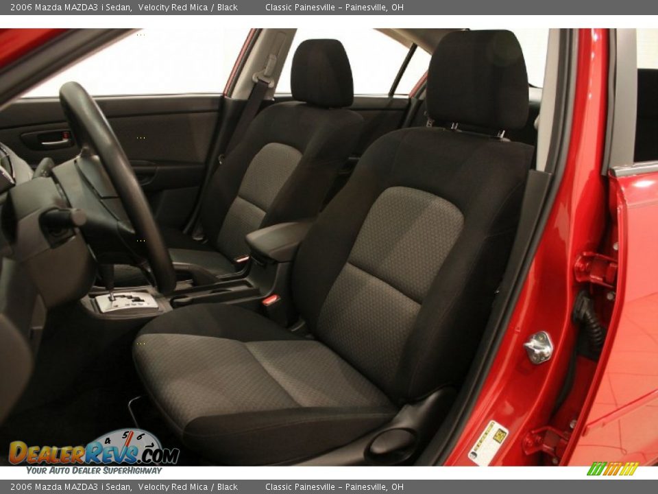 2006 Mazda MAZDA3 i Sedan Velocity Red Mica / Black Photo #9