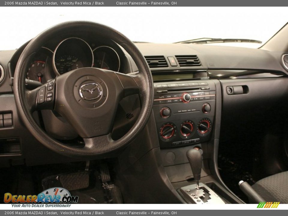 2006 Mazda MAZDA3 i Sedan Velocity Red Mica / Black Photo #10
