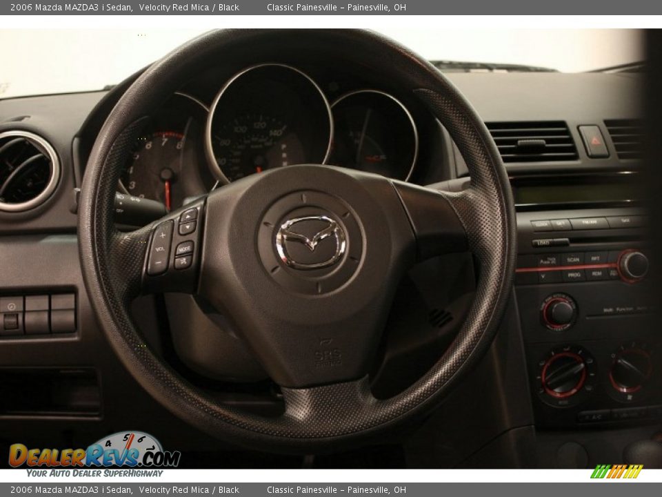 2006 Mazda MAZDA3 i Sedan Velocity Red Mica / Black Photo #11