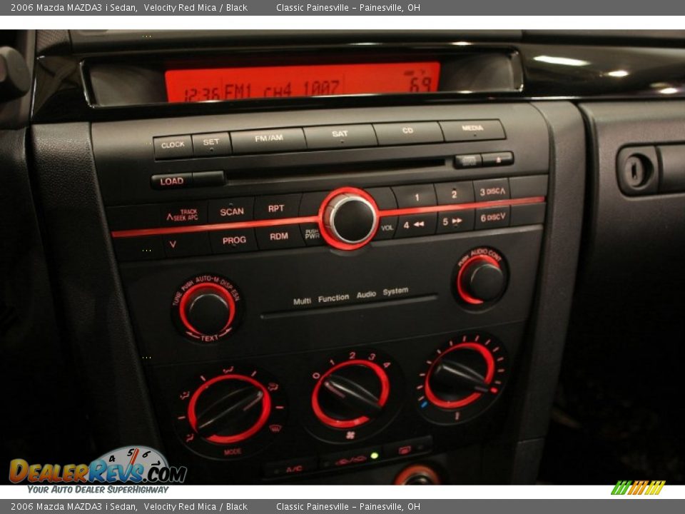 2006 Mazda MAZDA3 i Sedan Velocity Red Mica / Black Photo #14