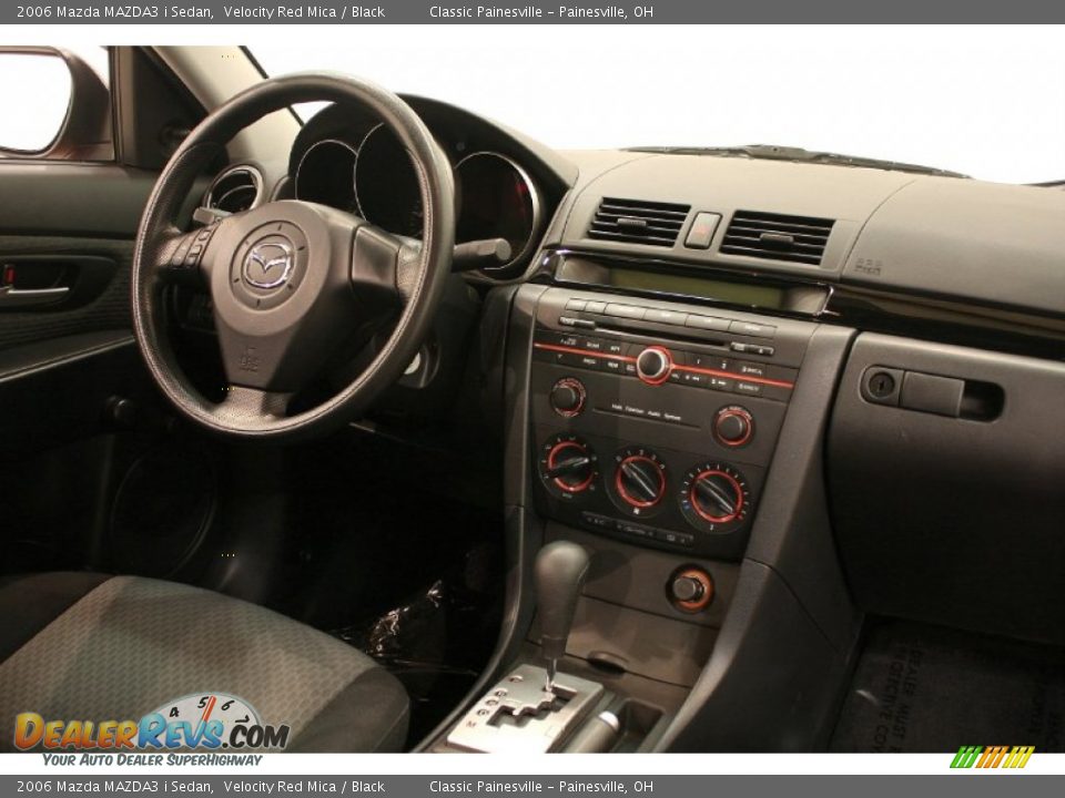2006 Mazda MAZDA3 i Sedan Velocity Red Mica / Black Photo #16