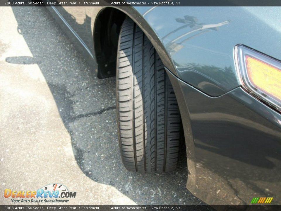 2008 Acura TSX Sedan Deep Green Pearl / Parchment Photo #2