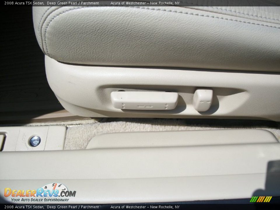 2008 Acura TSX Sedan Deep Green Pearl / Parchment Photo #10