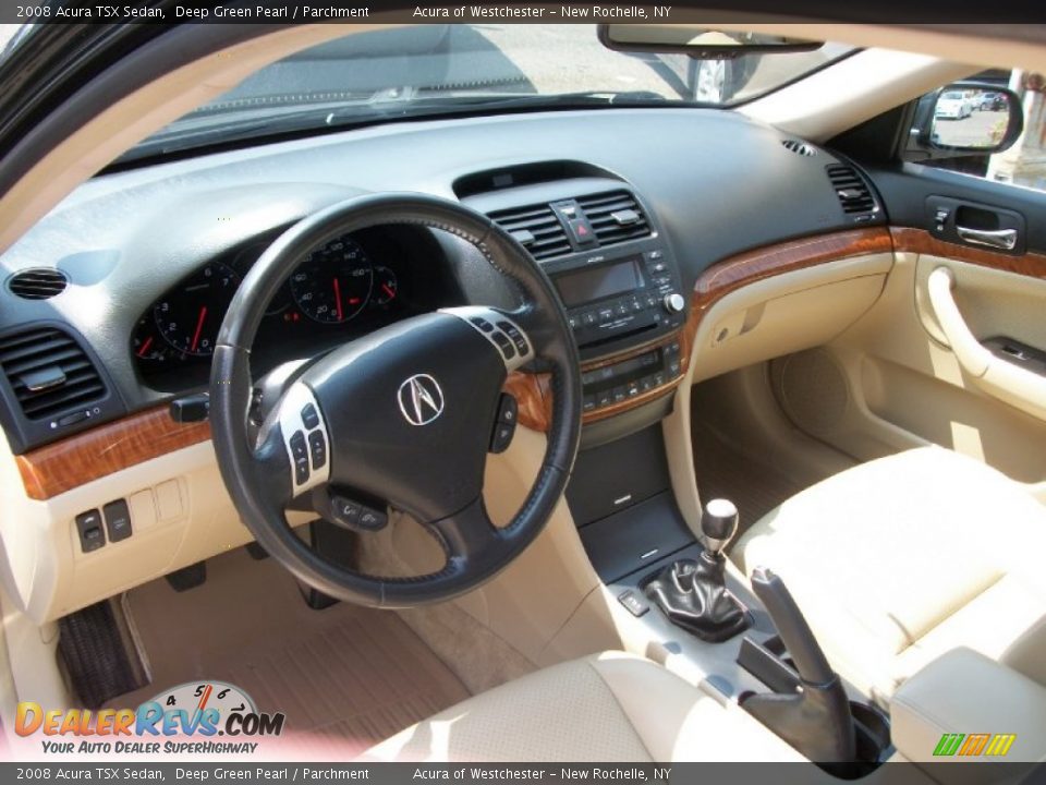 Parchment Interior - 2008 Acura TSX Sedan Photo #17