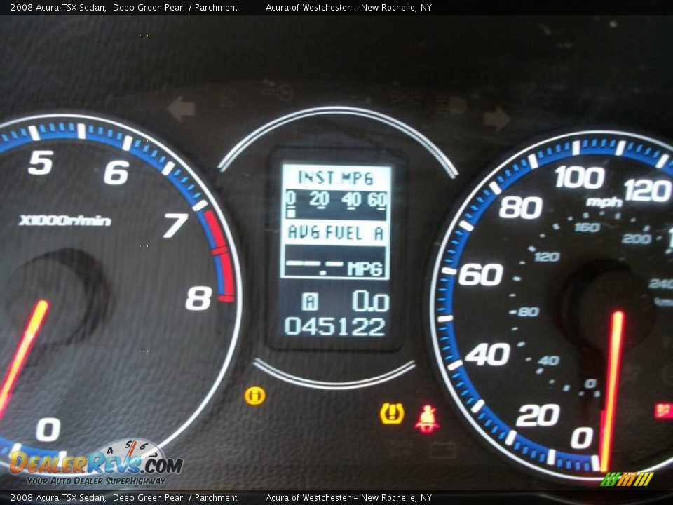 2008 Acura TSX Sedan Deep Green Pearl / Parchment Photo #20