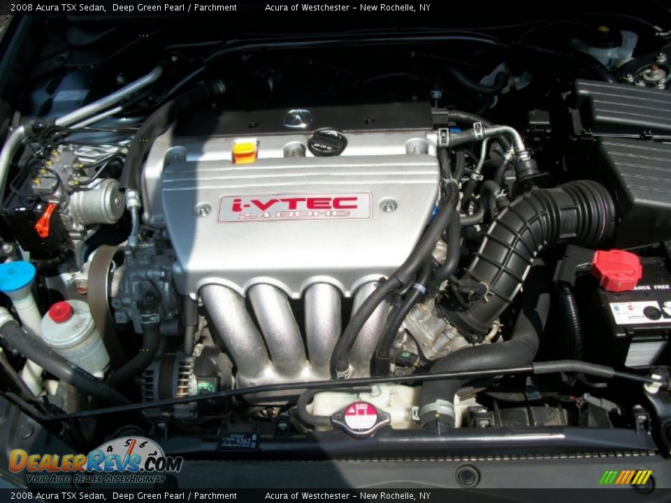 2008 Acura TSX Sedan 2.4 Liter DOHC 16V i-VTEC 4 Cylinder Engine Photo #24