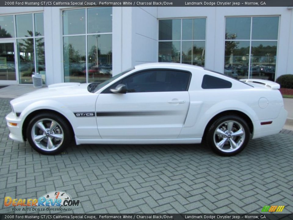 Performance White 2008 Ford Mustang GT/CS California Special Coupe Photo #2