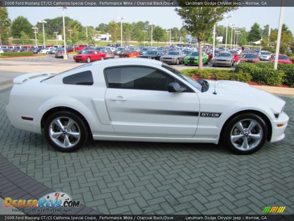 Performance White 2008 Ford Mustang GT/CS California Special Coupe Photo #6