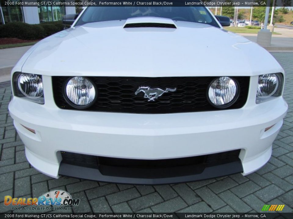 2008 Ford Mustang GT/CS California Special Coupe Performance White / Charcoal Black/Dove Photo #8