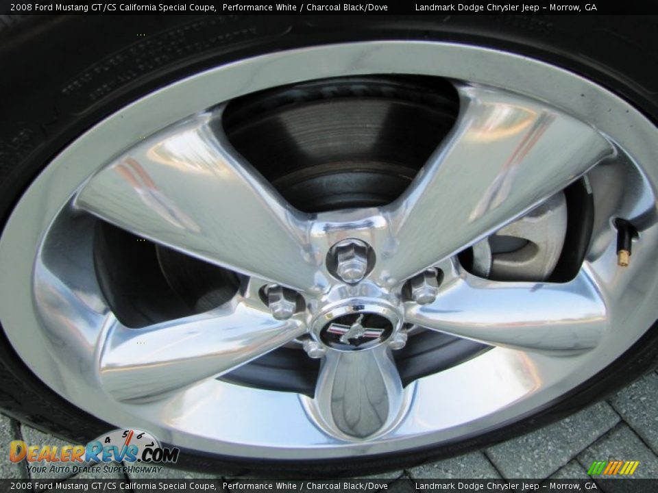 2008 Ford Mustang GT/CS California Special Coupe Performance White / Charcoal Black/Dove Photo #9