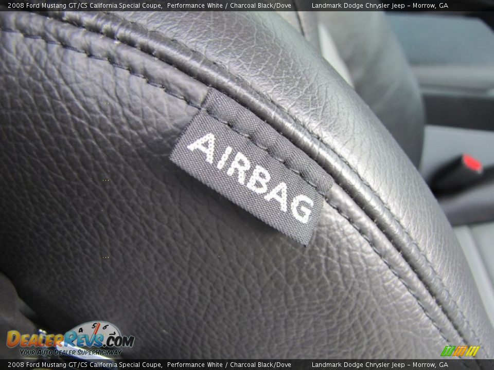 2008 Ford Mustang GT/CS California Special Coupe Performance White / Charcoal Black/Dove Photo #17
