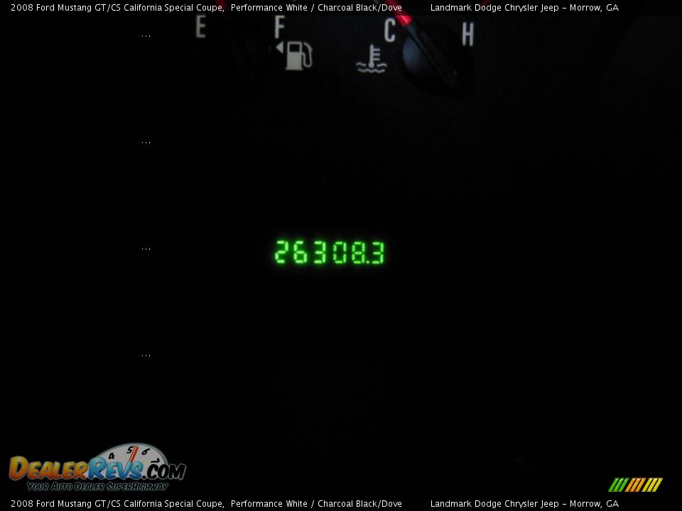 2008 Ford Mustang GT/CS California Special Coupe Performance White / Charcoal Black/Dove Photo #23